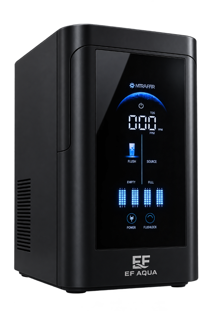 EF Aqua AI-RO5 su arıtma cihazının önden görünümü
